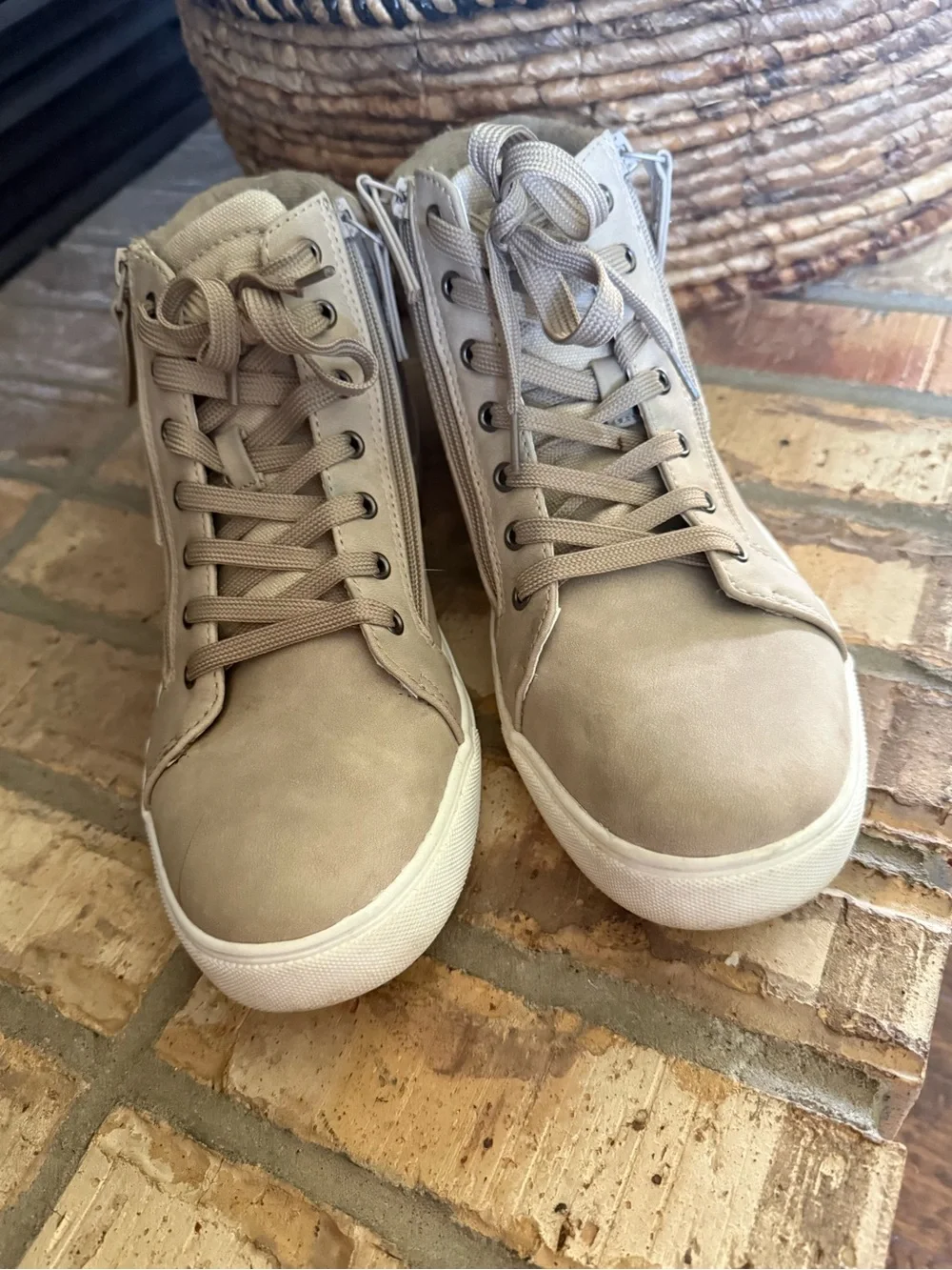 Maurices Women's High-Top Sneakers in Tan